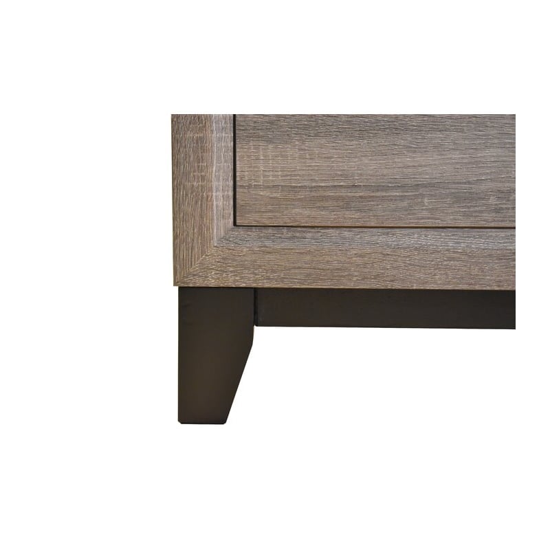 Sierra Contemporary Dresser Made with Wood in Gray Color