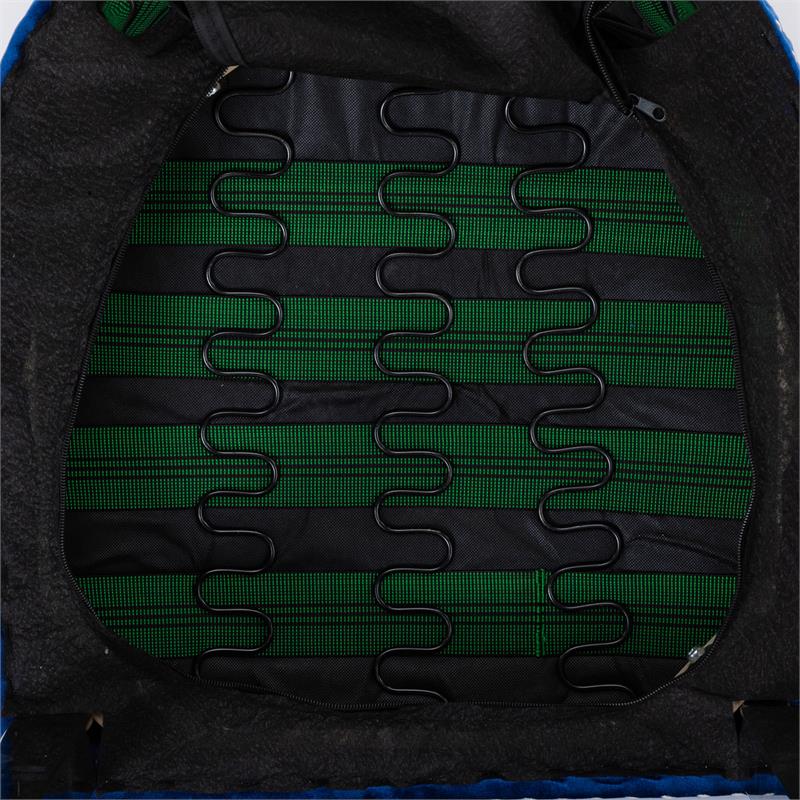 Eva 2 Piece Stainless Steel Legs Chair Finish with Velvet Fabric in Blue