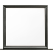 Brooklyn Modern Portrait Frame Mirror made with Wood in White(NO DRESSER)