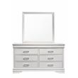 Brooklyn Modern 6 Drawer Dresser made with Wood in White