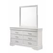 Brooklyn Modern 6 Drawer Dresser made with Wood in White