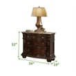 Roma Traditional Style Queen 4 Pc Bedroom set made with Wood in Dark Walnut