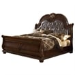 Roma Traditional Style Queen 5 Pc Bedroom set made with Wood in Dark Walnut