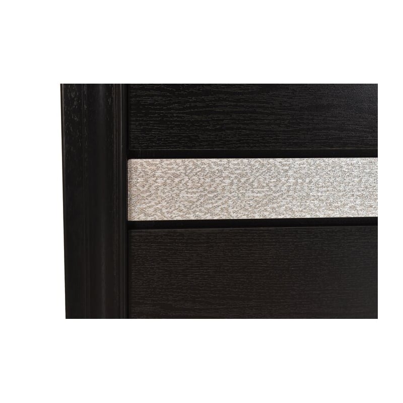 Matrix Traditional Wood Queen Storage Bed in Black