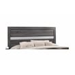 Matrix Traditional Wood Queen Storage Bed in Gray