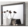 Matrix Traditional Style Mirror in Gray Color made with Wood