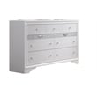 Matrix Traditional Style Queen 4 PC Storage Bedroom Set in White made with Wood