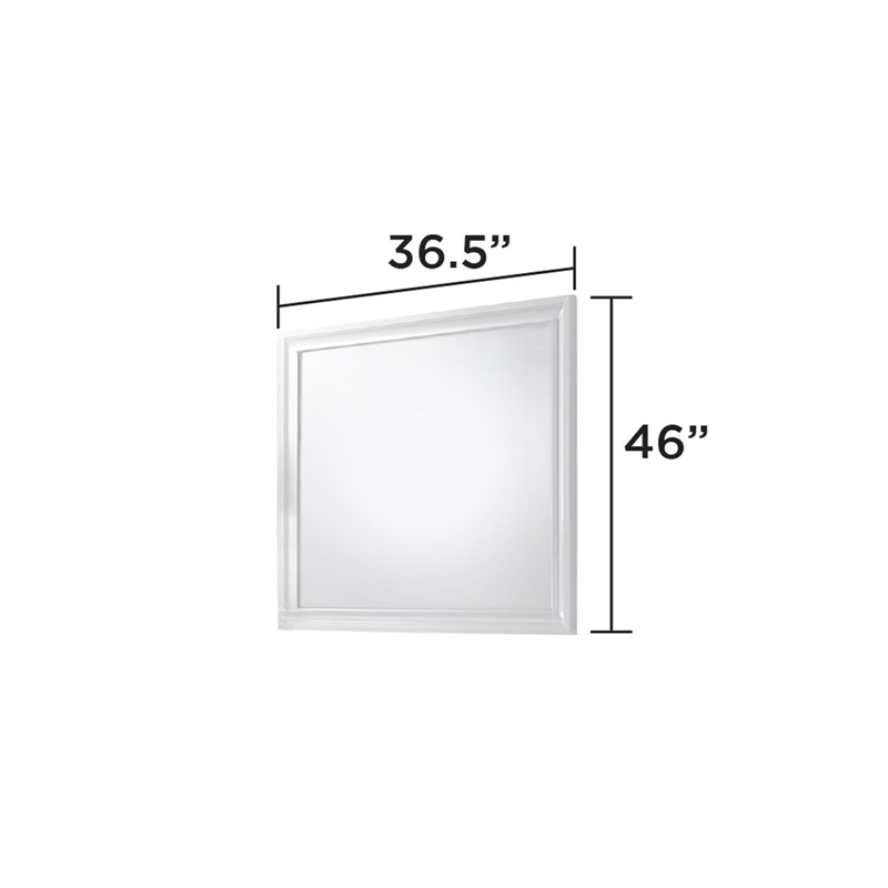 Matrix Traditional Style King 4 PC Storage Bedroom Set in White made with Wood