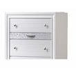Matrix Traditional Style King 5 PC Storage Bedroom Set in White made with Wood
