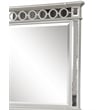 Symphony Mirror Front Bedroom Horizontal Mirror in Silver