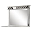 Symphony Mirror Front Bedroom Horizontal Mirror in Silver