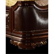 Bella Traditional Style King Bed Made with Wood in Dark Walnut