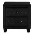 Sophia Night Stand In Color Black Made With Wood