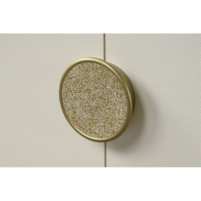 Jasmine 8-Drawer Dresser with LED lightning made with Wood in Beige