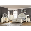 Jasmine Vanity Set with side LED lightning made with Wood in Beige