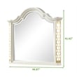 Jasmine Traditional King 4 Pc Unique LED Bedroom Set made with Wood in Beige