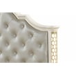 Jasmine Traditional King 4 Pc Unique LED Bedroom Set made with Wood in Beige
