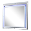 Sterling Mirror Framed LED Mirror Made With Wood in Silver Color