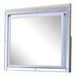 Sterling Mirror Framed LED Mirror Made With Wood in Silver Color