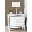 Sterling King 4 PC LED Bedroom set made with wood in White Color