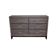Sierra Queen 5 Pc Contemporary Bedroom Set Made With Wood in Gray