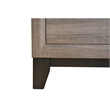 Sierra Queen 5 Pc Contemporary Bedroom Set Made With Wood in Gray