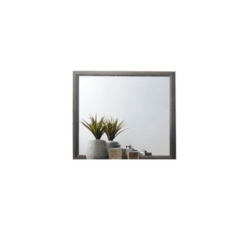 Sierra Full 5 Pc Contemporary Bedroom Set Made With Wood in Gray