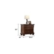 Baltimore King 5 Pc Storage Bedroom Set made with Wood in Dark Walnut
