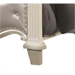 Milan Tufted Upholstery Queen Size Bed made with Wood in White