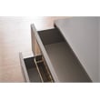 Lorenzo Modern Style Gold Detailed Nightstand made with Wood in  Gray