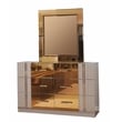 Lorenzo Modern style Mirror made with Wood in Gold Coated Color(Includes Mirror)