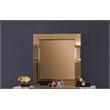 Lorenzo Modern style Mirror made with Wood in Gold Coated Color(Includes Mirror)