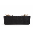 Naomi Button Tufted Sofa Finished with Velvet Fabric and Gold Accent in Black