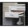 Sterling Solid Wood TV Stand With Electric Fireplace in White