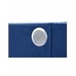 Lizelle Upholstery Wooden King Bed with Ambient lighting in Blue Velvet Finish
