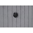 Lizelle Upholstery Wooden Queen Bed with Ambient lighting in Gray Velvet Finish