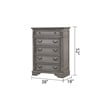 Grace Traditional Chest Made With Wood in Gray