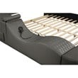 Zoya Smart Multifunctional Wood Queen Bed in Gray