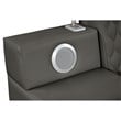 Zoya Smart Multifunctional Wood Queen Bed in Gray