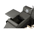 Zoya Smart Multifunctional Wood Queen Bed in Gray