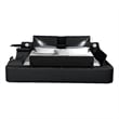 Zoya Smart Multifunctional Queen Size Bed Made with Wood in Black