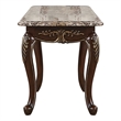 Gloria Traditional Style End Table made with Wood in Cherry Finish