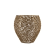 ET3403-18 Modern Style End Table made with Aluminium Casted in Gold Color