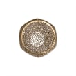 ET3403-18 Modern Style End Table made with Aluminium Casted in Gold Color