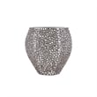 ET3403-18 Modern Style End Table made with Aluminium Casted in Silver Color