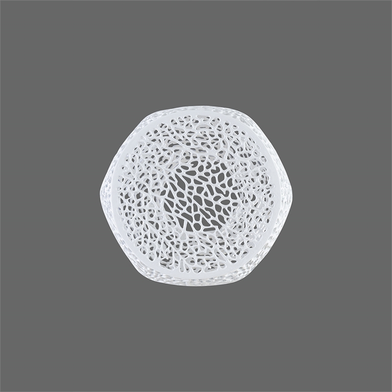 ET3403-18 Modern Style End Table made with Aluminium Casted in White Color