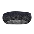 CT3601-50 Oval Shape Coffee Table Made with Aluminum in Black Color
