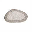 CT3601-50 Oval Shape Coffee Table Made with Aluminum in Silver Color