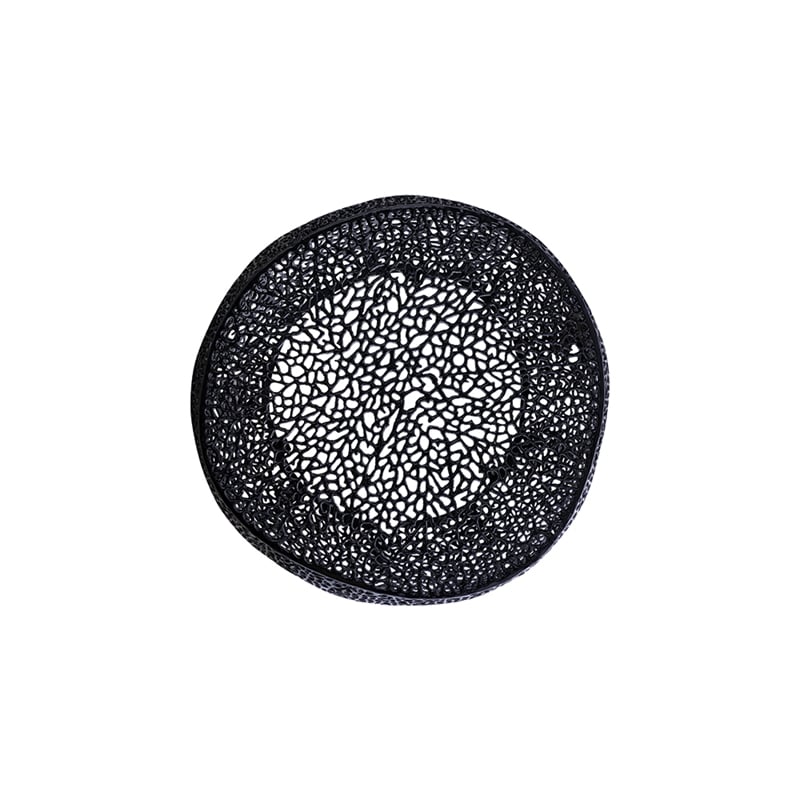 CT3502-32 Round Coffee Table Made with Aluminum in Black Color