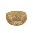 CT3502-32 Round Coffee Table Made with Aluminum in Gold Color